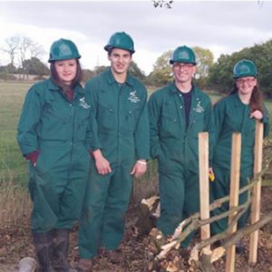 Conservation students stood by their fences