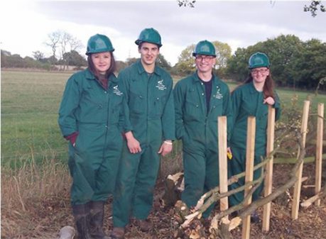 Conservation students stood by their fences