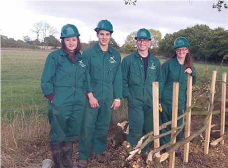 Conservation students stood by their fences