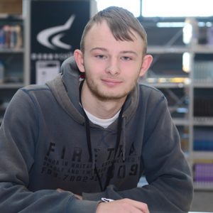 Curtis Monkman at the Roundhouse library