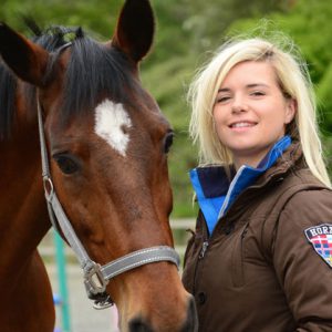 Eloise with her horse