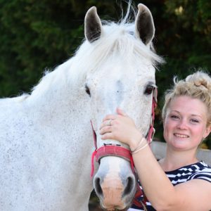 Emily Field with her horse