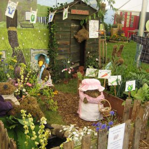 Floristry students' display at the county show