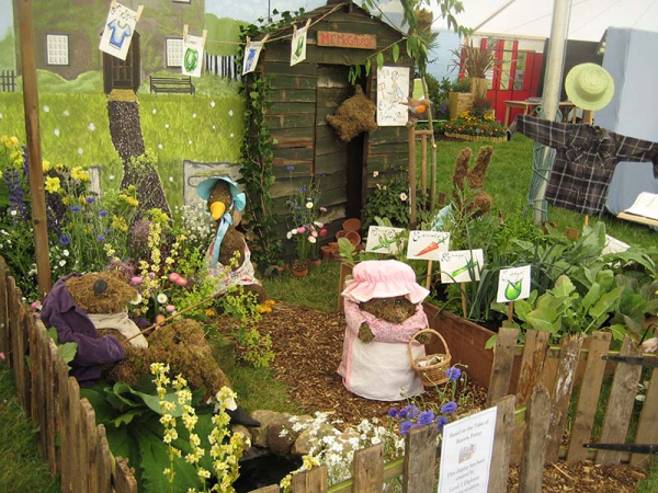 Floristry students' display at the county show