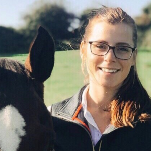 Gabrielle Madders with her horse