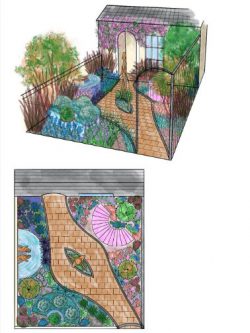 Derby College students' garden plan