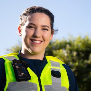 Hannah McDonald in her PCSO uniform