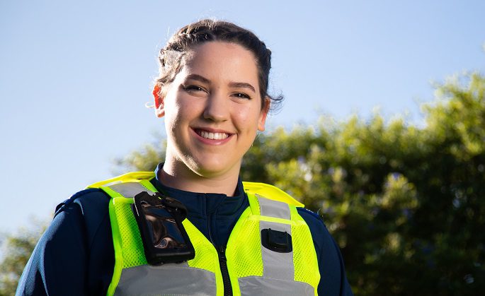 Hannah McDonald in her PCSO uniform