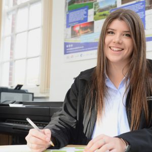 Hannah Mountford in her office