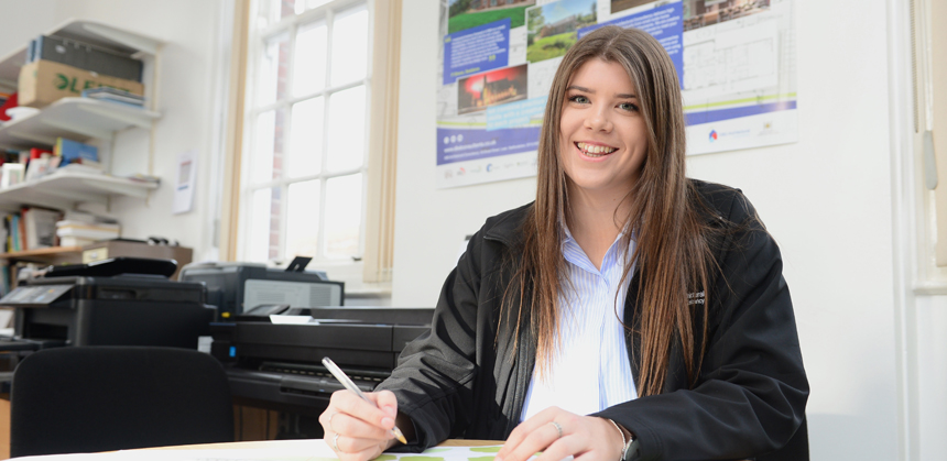 Hannah Mountford in her office