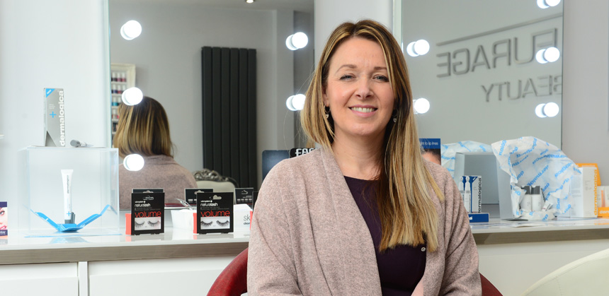 Marissa Hunt at her salon