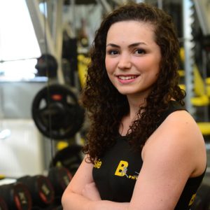 Rosie Sharp at the gym