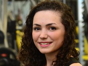 Rosie Sharp at the gym