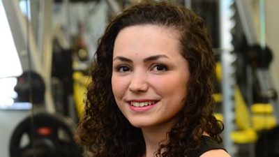 Rosie Sharp at the gym