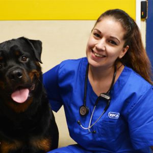 Shareen Akhtar with her dog Riken