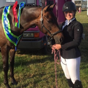 Georgia Brereton with her pony, Heaven