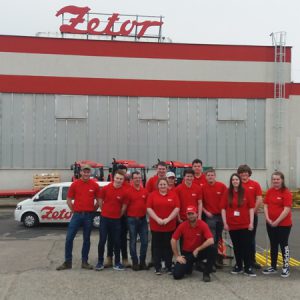 Agriculture students visiting Zeta in the Czech Republic