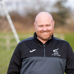 Kevin Bunting wearing his Derby College Sports uniform at Broomfield Hall.