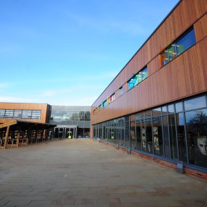 Ilkeston Community College front entrance