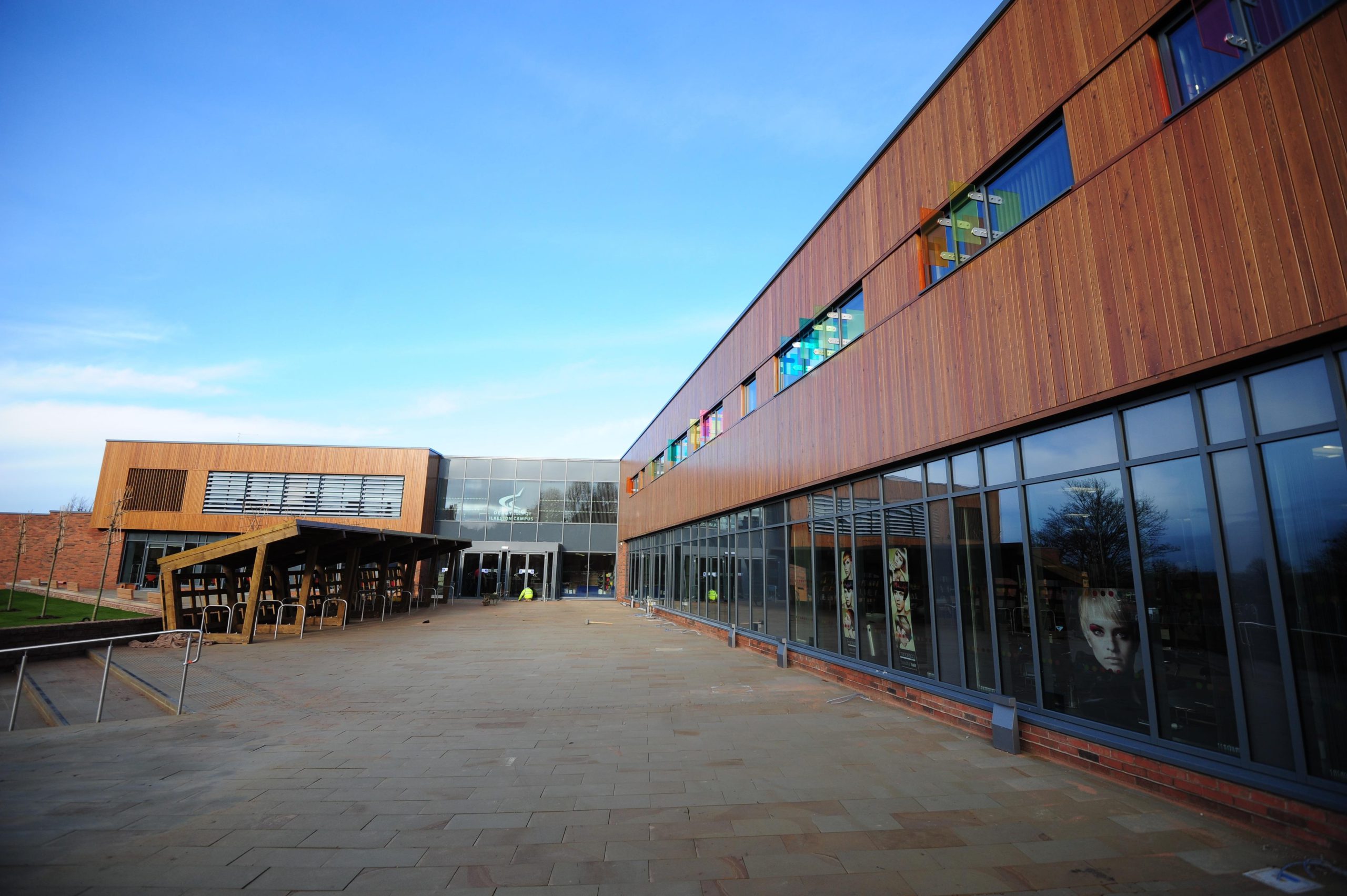 Ilkeston Community College front entrance