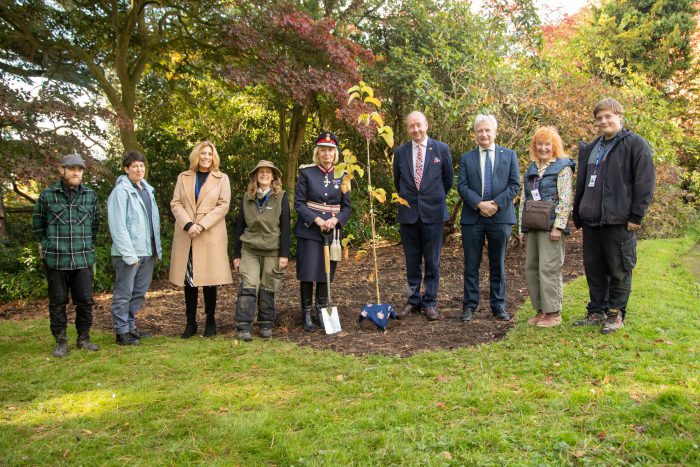 3. Broomfield Hall head gardener Samantha Harvey, volunteers and apprentices at the second tree planting