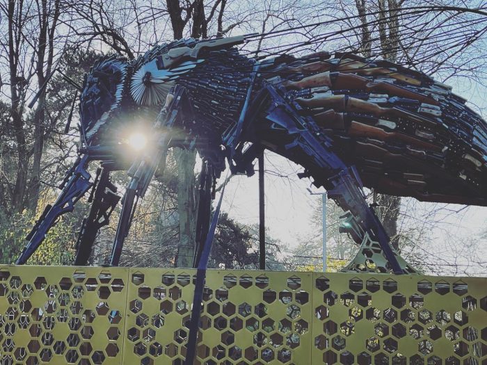 The Anti-violence Bee at Broomfield Hall.