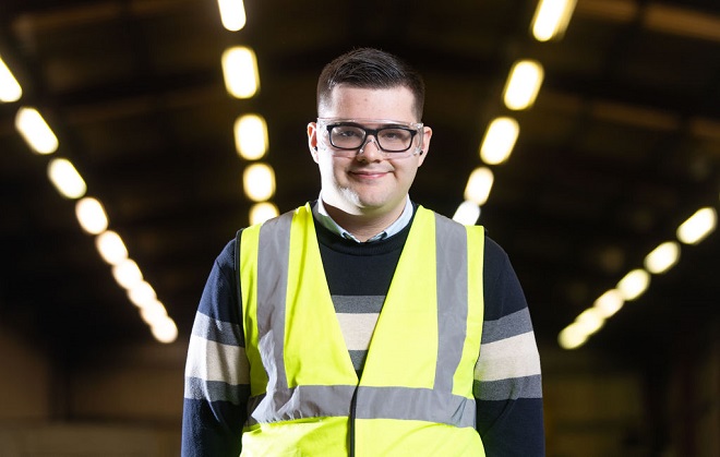 Derby College and Collis Engineering apprentice Luke Payne