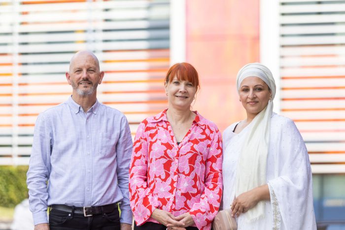 Andrew Parfitt, ESOL and Lexis Team Manager Jennifer Rehman, Assistant Principle for Community Education Foziya Younis, Lexis Lecturer and Enrichment Coordinator.