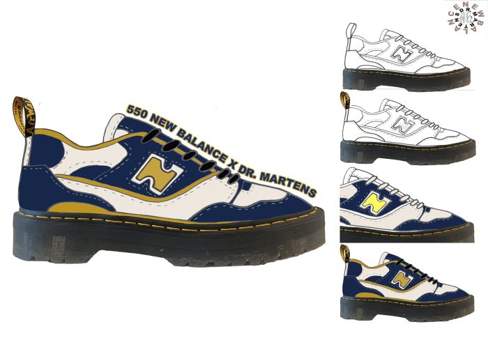 Mia's New Balance shoes design.