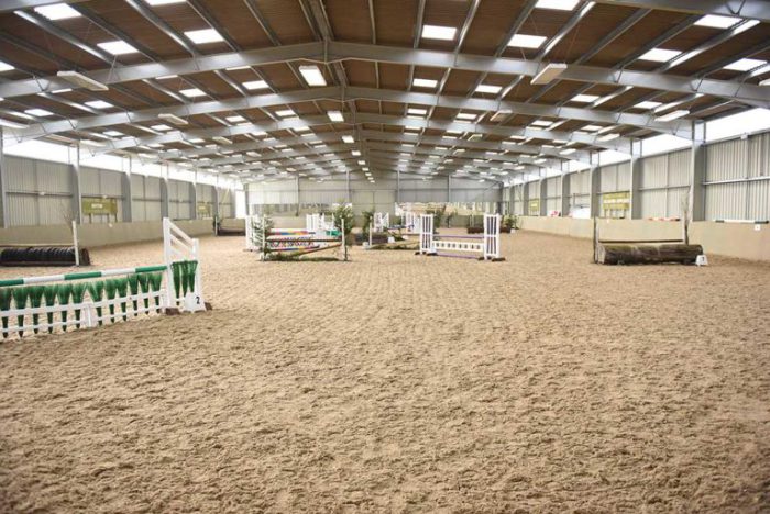 Broomfield Hall's Equestrian Centre.