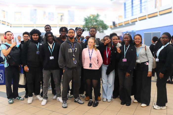Group of students at the Joseph Wright Centre
