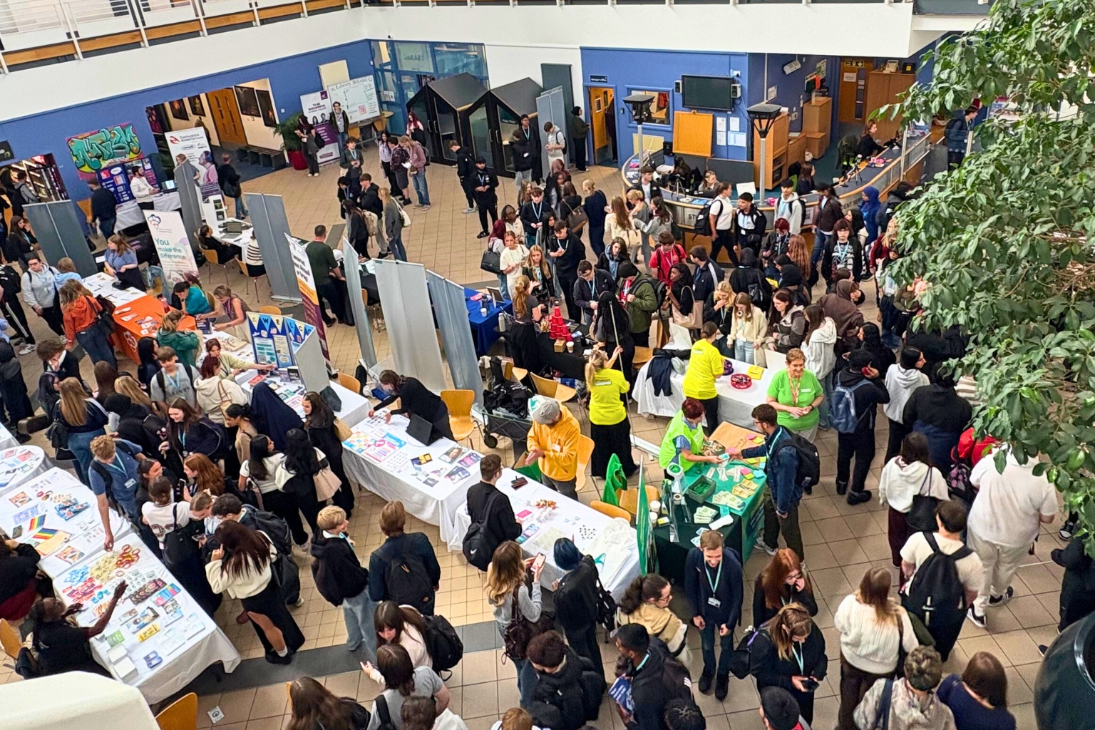 A big crowd of people gathered at an event