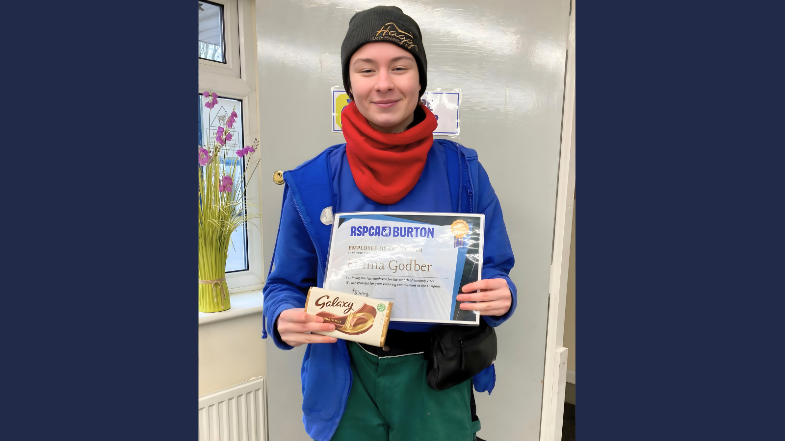 Derby College Group Supported Internship student Emma Godber