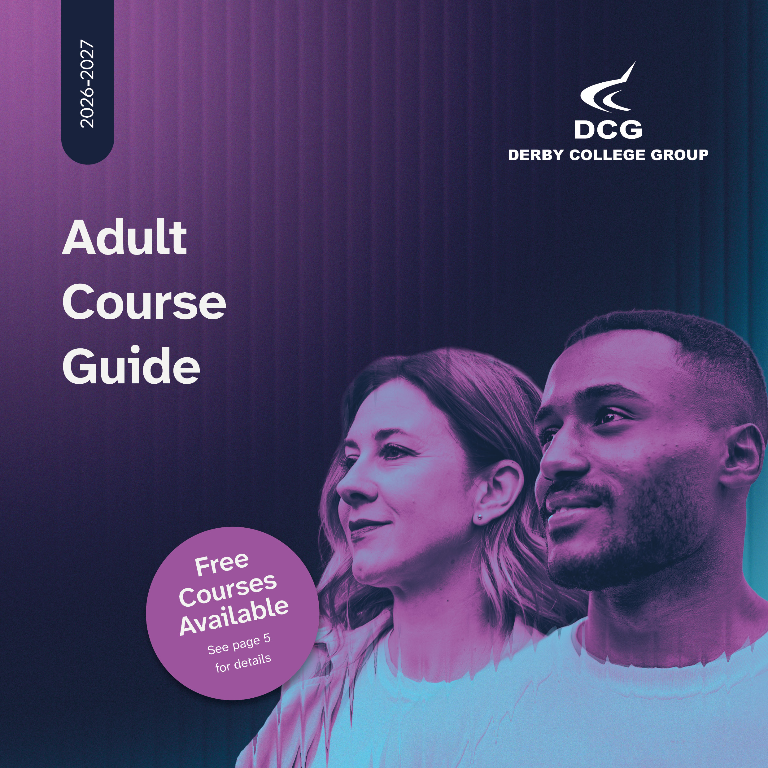 Adult course guide front cover