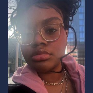 Former Derby College and Creative Media student, Adilah Abambres