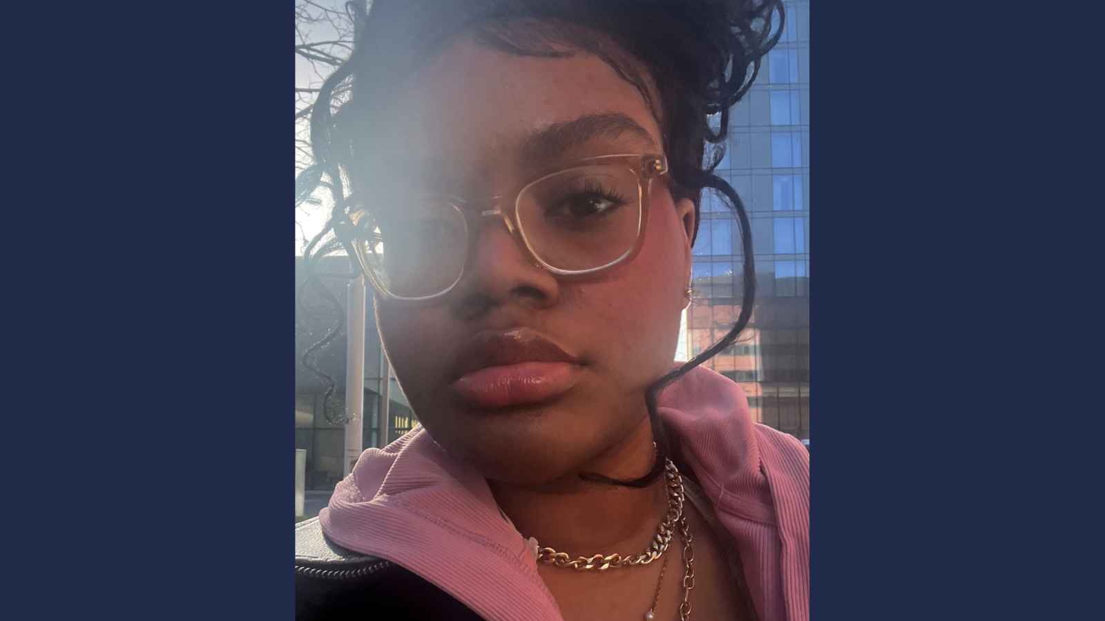 Former Derby College and Creative Media student, Adilah Abambres