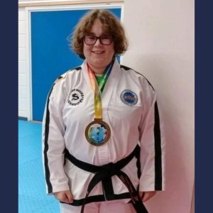 Former Derby College Sport student Poppie
